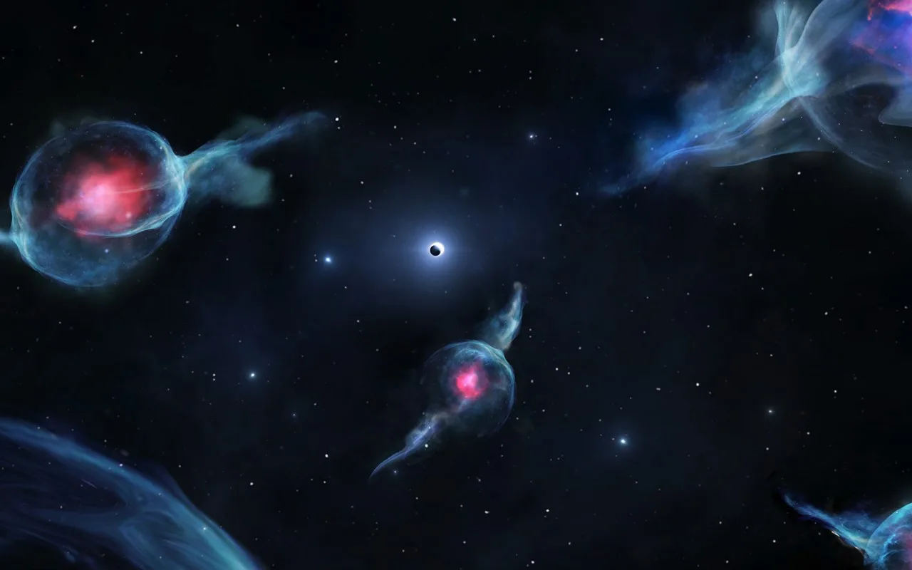Astronomi Ir Ieguvuši Pirmo Attēlu, Kurā Redzamas Divas Kopā Rotējošas Melnās Caurums.